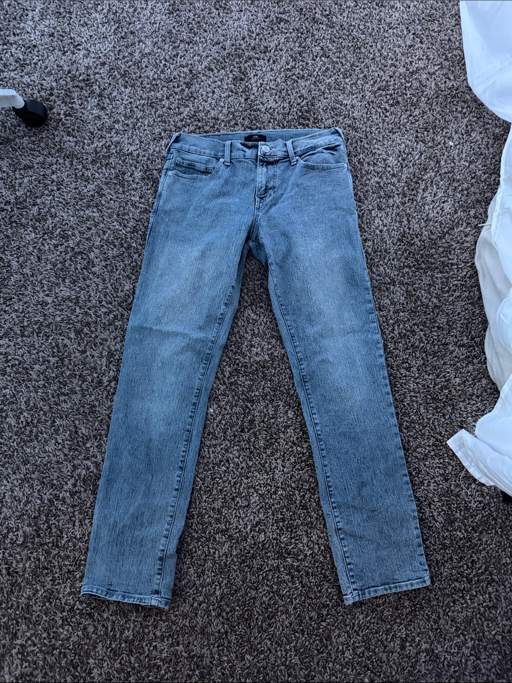 True Religion Men’s Slim Straight Jeans - Light Blue Wash